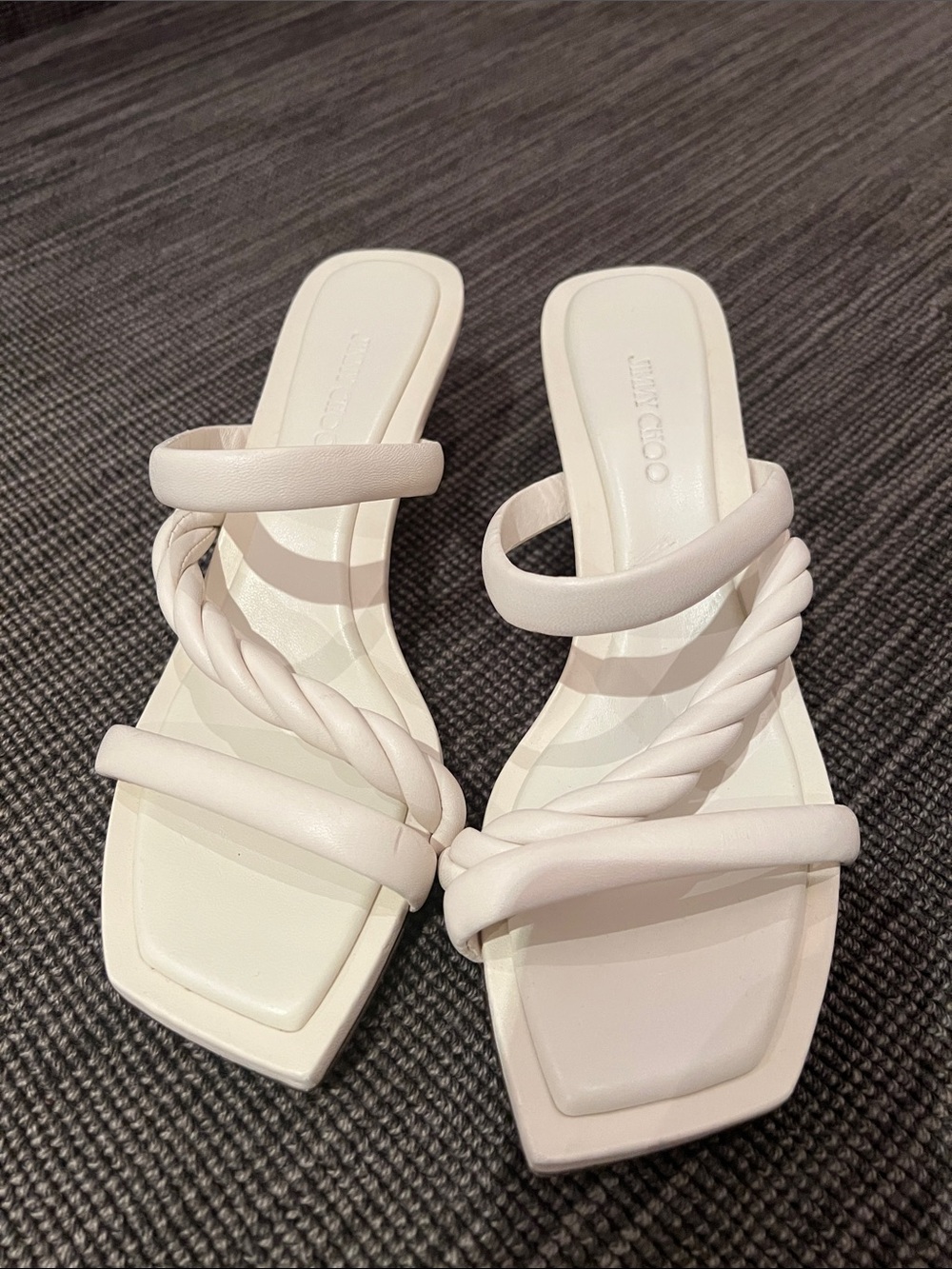 Jimmy CHOO cream sandal 39.5